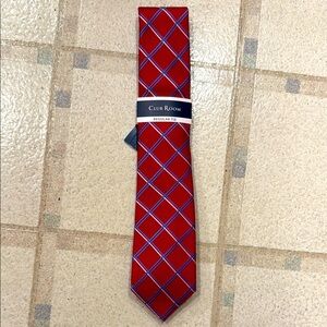 Club Room Red and Blue Tie